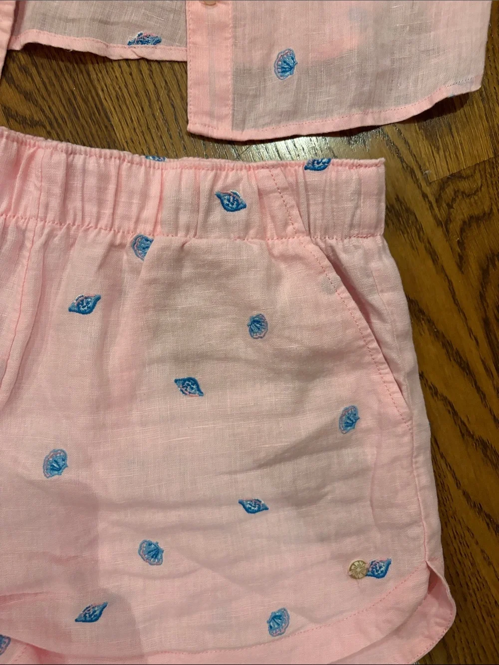 Women’s Lilly Pulitzer top and shorts